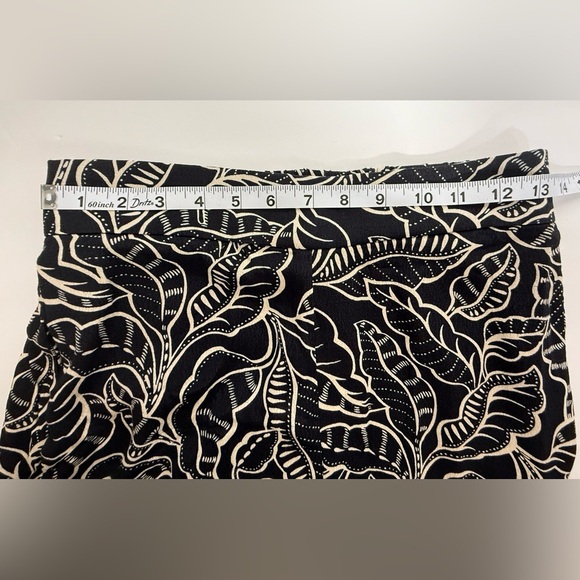 Mango Black and White Patterned Women's Trousers - Picture 9 of 11